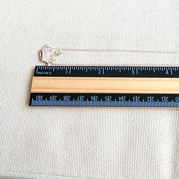 COPY - DISNEY STERLING SILVER AND CZ CROWN NECKLACE - Picture 4 of 7